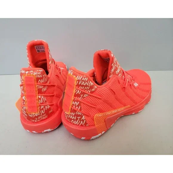 Adidas Dame I Am My Own Fan Sneakers in Solar Red Mens Size